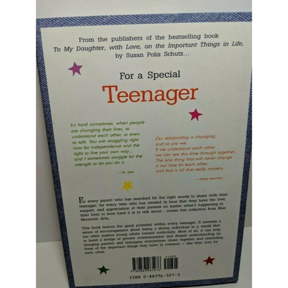 For a Special Teenager A Collection of Poems 1999, Hardcover Blue Mountain Arts - Picture 2 of 3